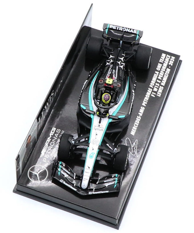ミニチャンプス 1/43スケール メルセデス AMG ペトロナス F1 W15 E パフォーマンス ルイス・ハミルトン 2024年 /24f1m拡大画像