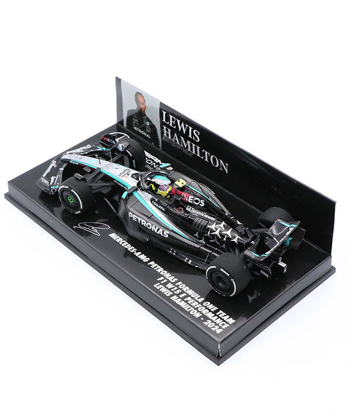 ミニチャンプス 1/43スケール メルセデス AMG ペトロナス F1 W15 E パフォーマンス ルイス・ハミルトン 2024年 /24f1m拡大画像