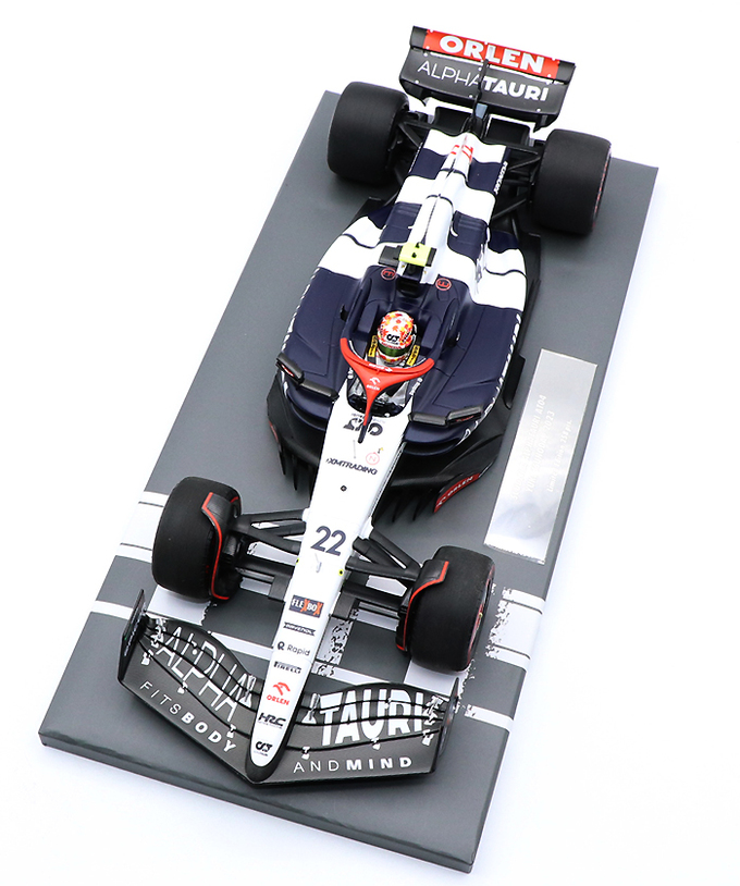 ミニチャンプス 1/18スケール スクーデリア アルファタウリ ホンダ AT04 角田裕毅 2023年 /23f1m/msl拡大画像