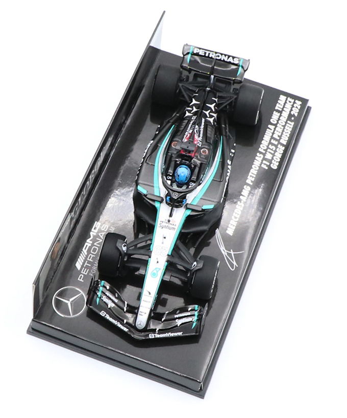 ミニチャンプス 1/43スケール メルセデス AMG ペトロナス F1 W15 E パフォーマンス ジョージ・ラッセル 2024年 /24f1m拡大画像