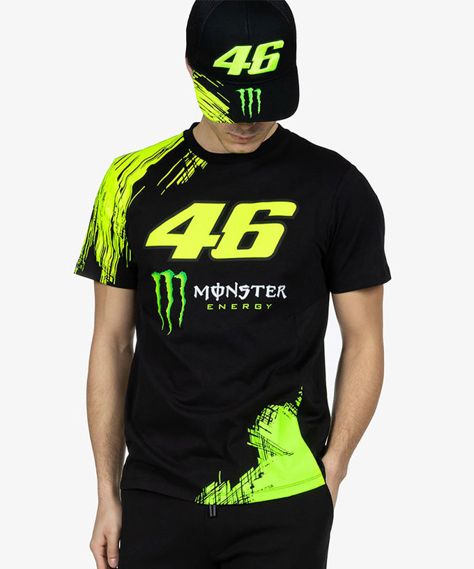 【50%オフセール】バレンティーノ・ロッシ VR46 モンスターエナジー Tシャツ /FN-W拡大画像