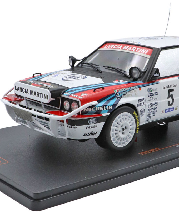 【30%オフセール】イクソ 1/18スケール ランチア デルタ インテグラーレ 16V NO.5 1990年 サファリ ラリー /msl拡大画像