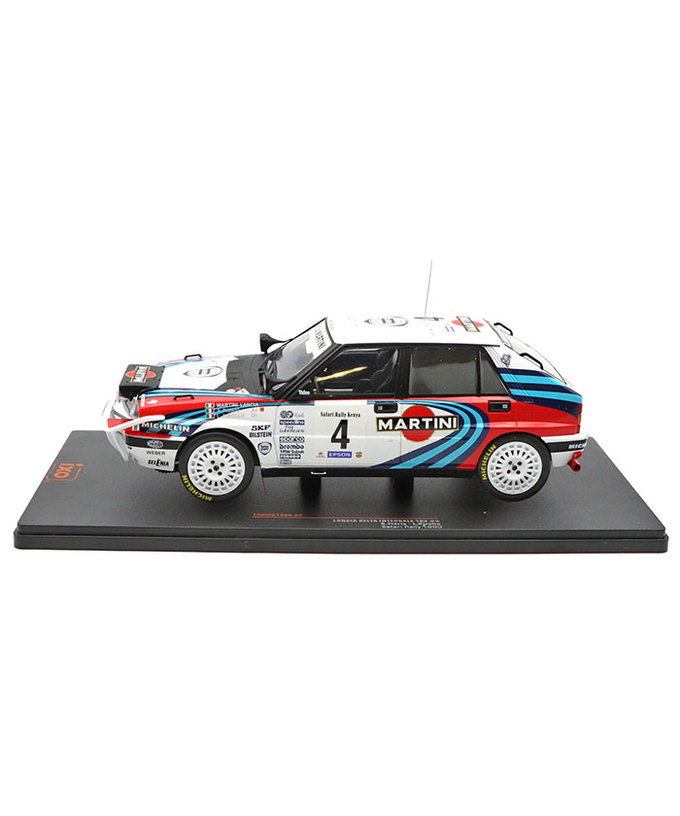 【30%オフセール】イクソ 1/18スケール ランチア デルタ インテグラーレ 16V NO.4 1990年 サファリ ラリー /msl拡大画像