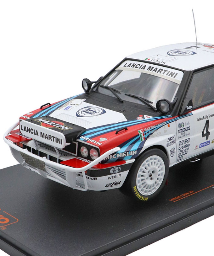 【30%オフセール】イクソ 1/18スケール ランチア デルタ インテグラーレ 16V NO.4 1990年 サファリ ラリー /msl拡大画像