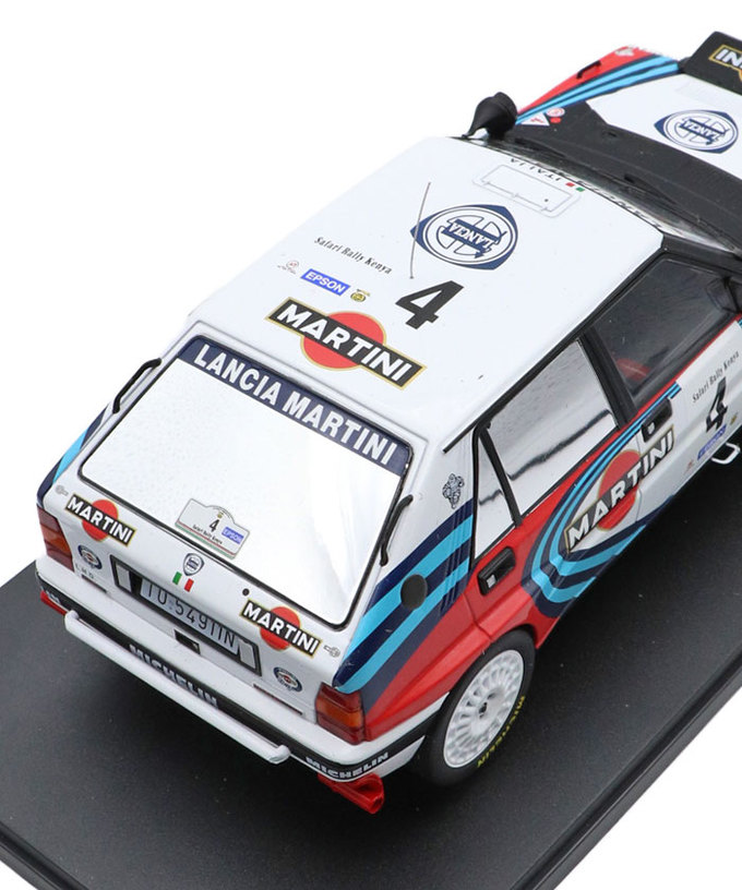 【30%オフセール】イクソ 1/18スケール ランチア デルタ インテグラーレ 16V NO.4 1990年 サファリ ラリー /msl拡大画像