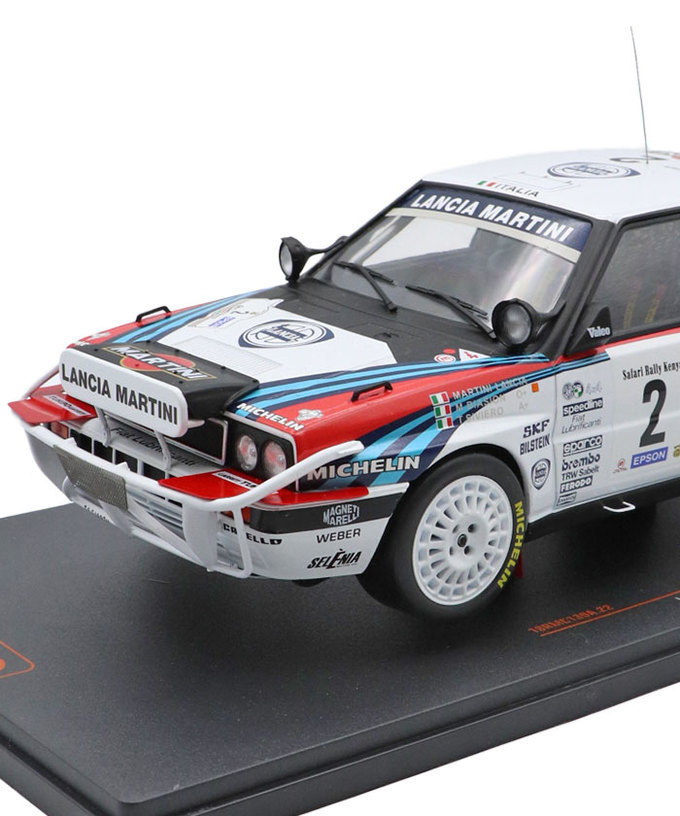 【30%オフセール】イクソ 1/18スケール ランチア デルタ インテグラーレ 16V NO.2 1990年 サファリ ラリー /msl拡大画像