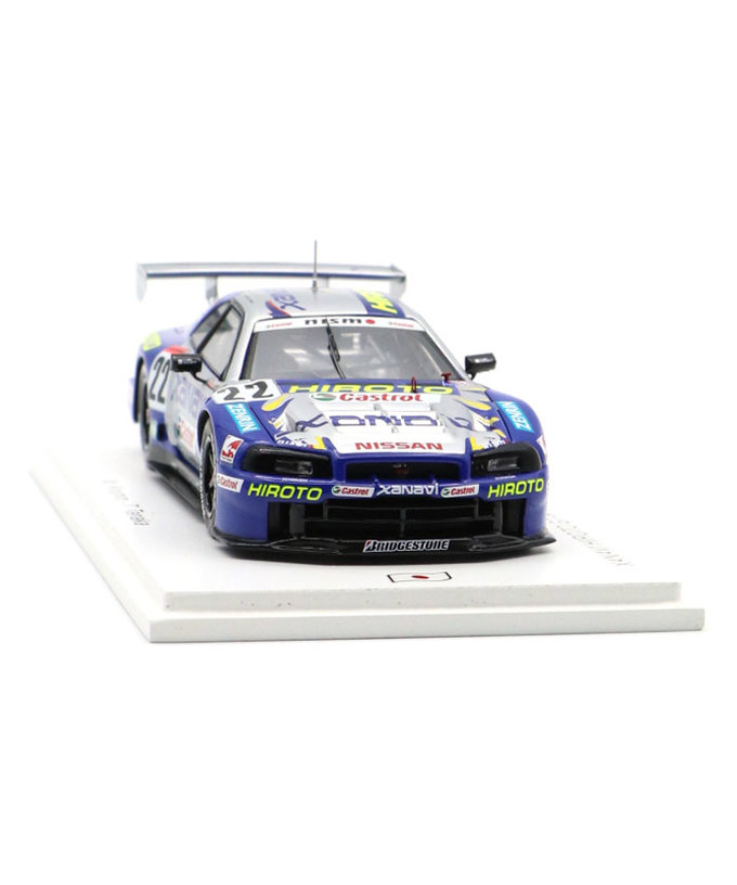 スパーク 1/43スケール ザナヴィ ヒロト 日産 スカイライン GT-R (R34) NO.22 ミハエル・クルム / 田中哲也 2001年 JGTC GT500 /msl拡大画像