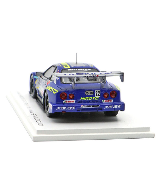 スパーク 1/43スケール ザナヴィ ヒロト 日産 スカイライン GT-R (R34) NO.22 ミハエル・クルム / 田中哲也 2001年 JGTC GT500 /msl拡大画像