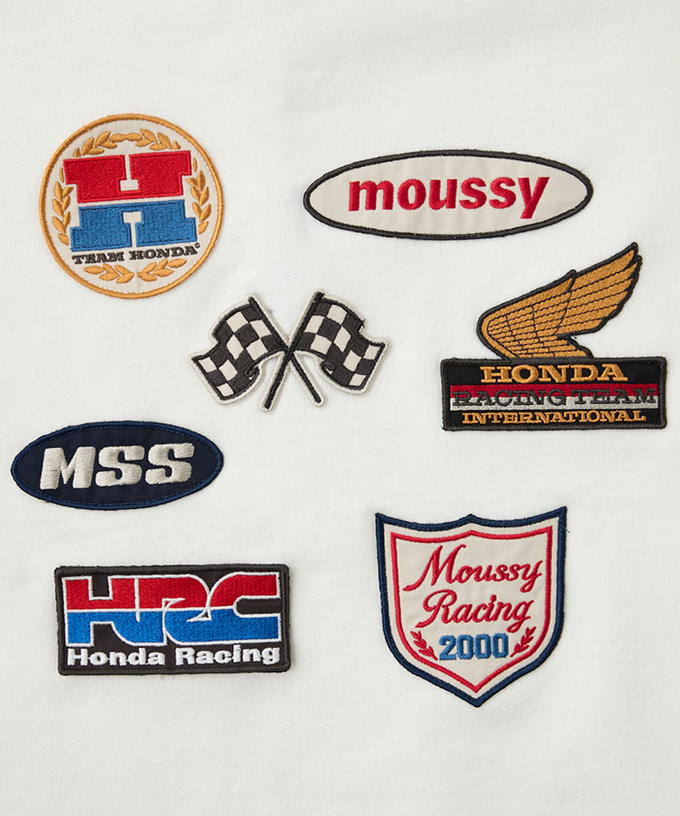 【30%オフセール】ホンダ HRC MOUSSY COLLECT OVER プルオーバー ホワイト拡大画像