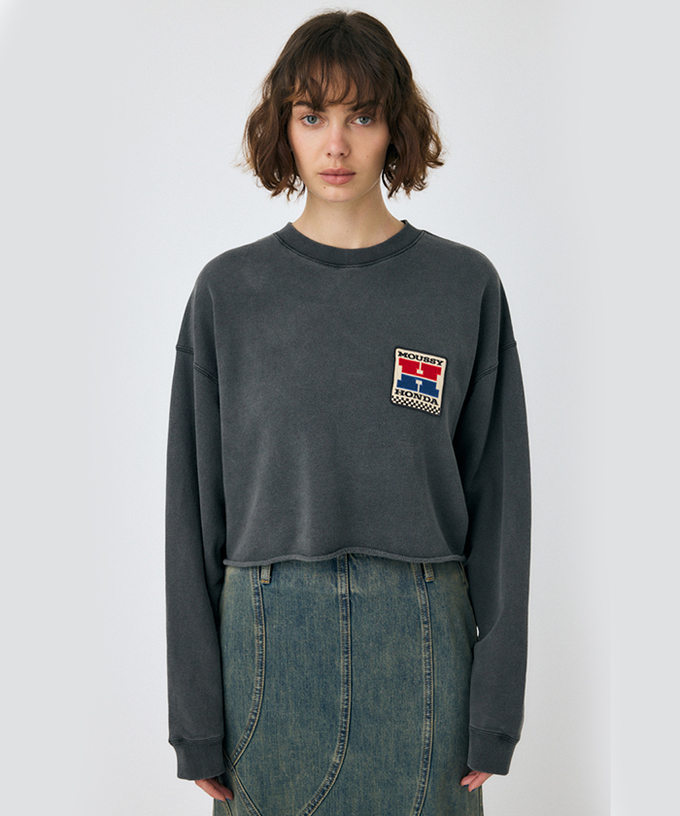 HONDA CROPPED RACING プルオーバー（スウェット）｜MOUSSY