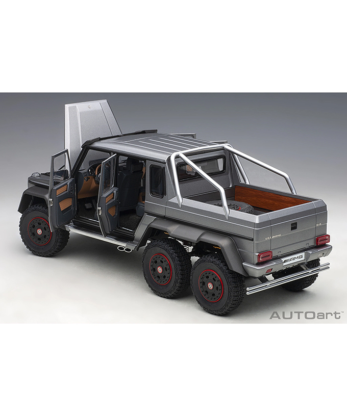 オートアート 1/18スケール メルセデス・ベンツ G63 AMG 6X6 （マット・メタリック・グレー）/msl拡大画像