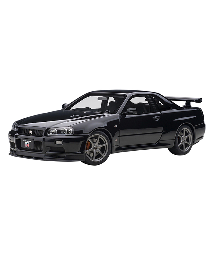 オートアート 1/18スケール 日産 スカイライン GT-R （R34） Vスペック II （ブラックパール）/msl拡大画像