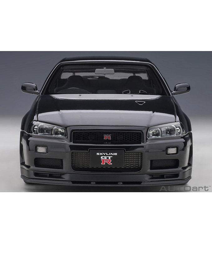 オートアート 1/18スケール 日産 スカイライン GT-R （R34） Vスペック II （ブラックパール）/msl拡大画像