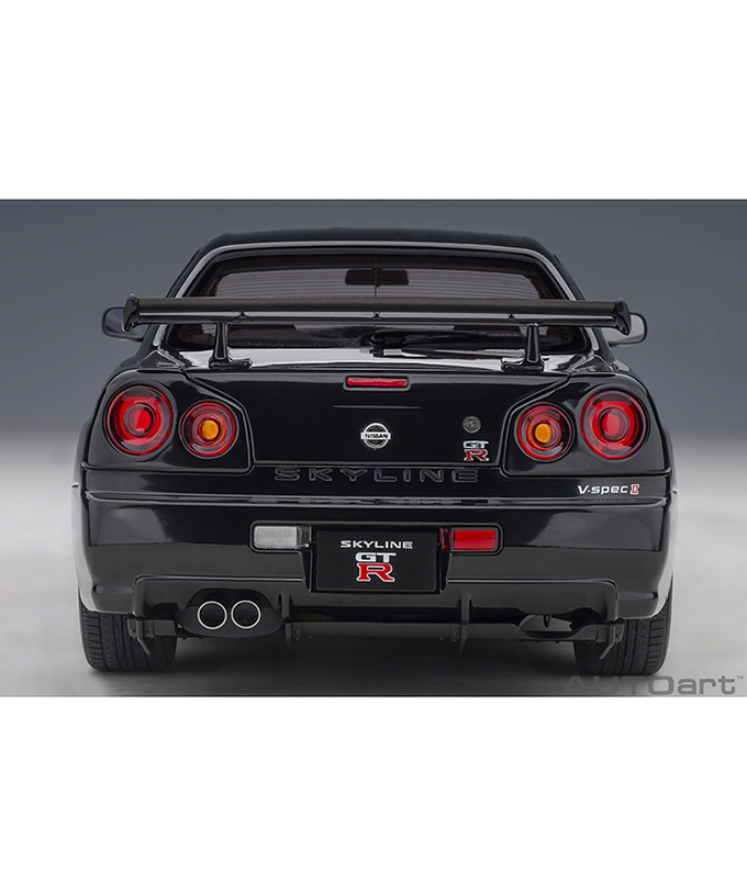 オートアート 1/18スケール 日産 スカイライン GT-R （R34） Vスペック II （ブラックパール）/msl拡大画像