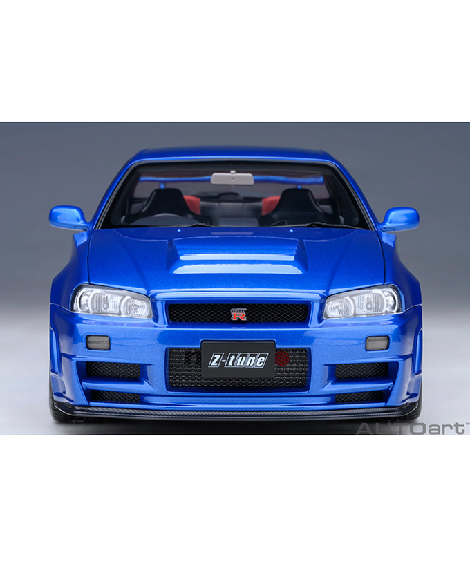 オートアート 1/18スケール ニスモ R34 GT-R Z-tune （ベイサイドブルー）/msl拡大画像