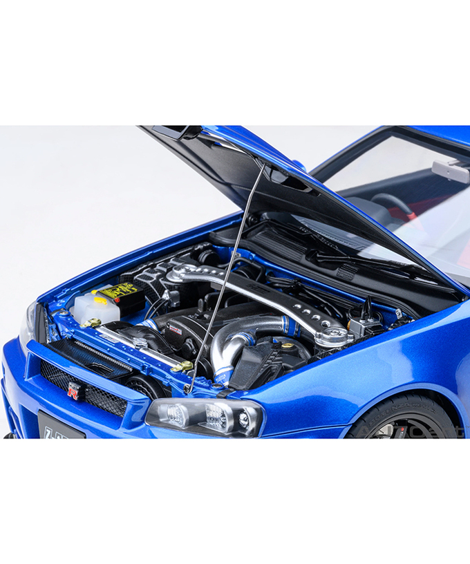 オートアート 1/18スケール ニスモ R34 GT-R Z-tune （ベイサイドブルー）/msl拡大画像