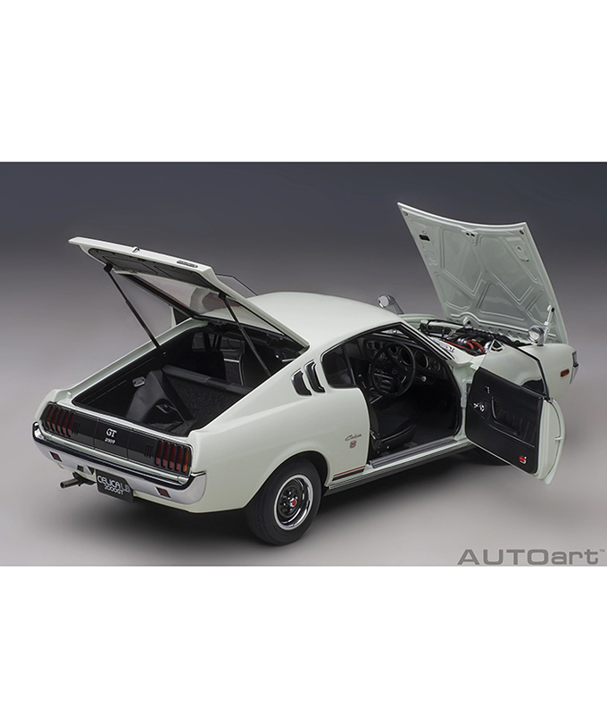 オートアート 1/18スケール トヨタ セリカ リフトバック 2000GT （RA25） 1973 （ホワイト）/msl拡大画像