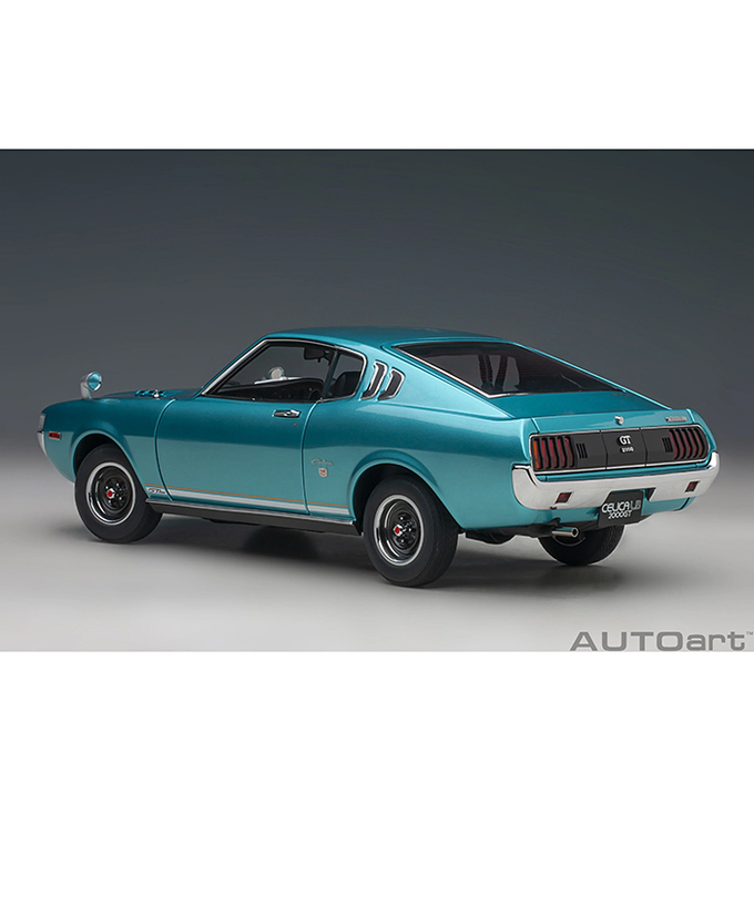 オートアート 1/18スケール トヨタ セリカ リフトバック 2000GT （RA25） 1973 （ターコイズブルー・メタリック）/msl拡大画像