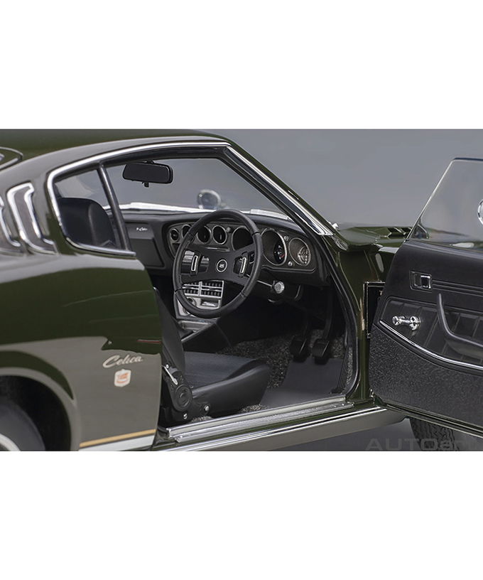 オートアート 1/18スケール トヨタ セリカ リフトバック 2000GT （RA25） 1973 （モスグリーン）/msl拡大画像