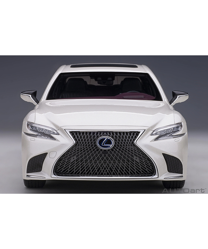 オートアート 1/18スケール レクサス LS500h （メタリック・ホワイト）/msl拡大画像