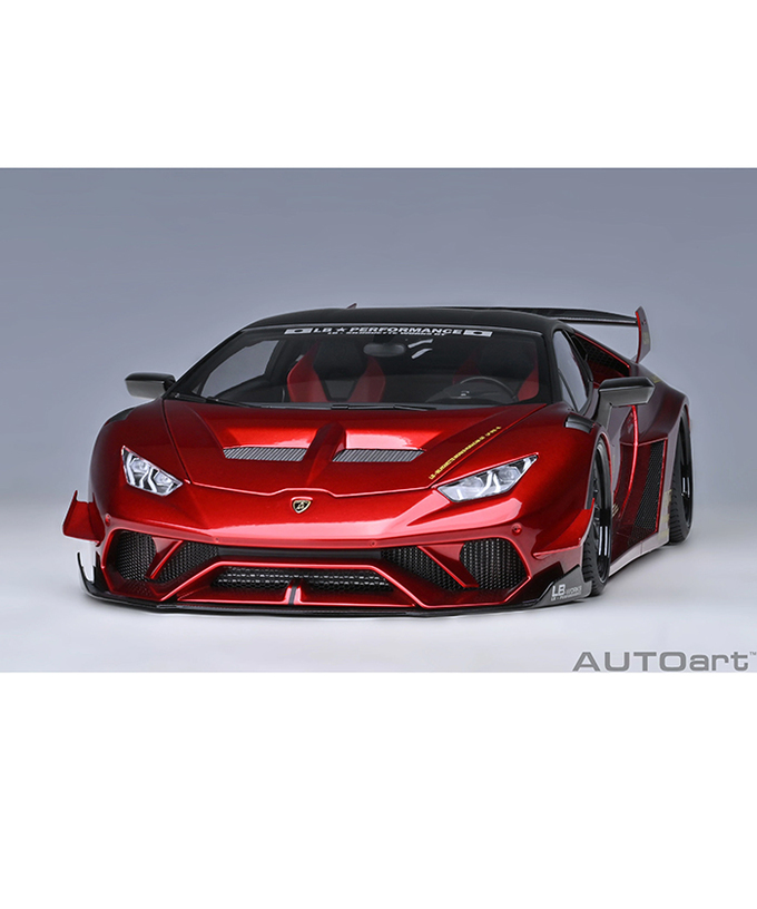 オートアート 1/18スケール リバティーウォーク LB‐シルエット ワークス ランボルギーニ ウラカン GT （ハイパー・レッド）/msl拡大画像