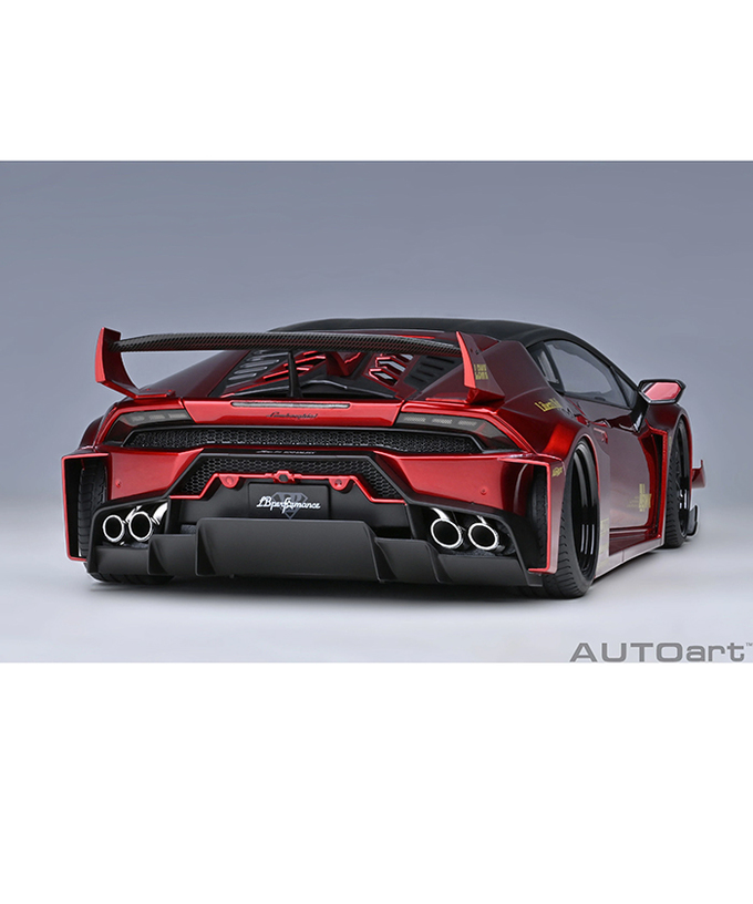 オートアート 1/18スケール リバティーウォーク LB‐シルエット ワークス ランボルギーニ ウラカン GT （ハイパー・レッド）/msl拡大画像