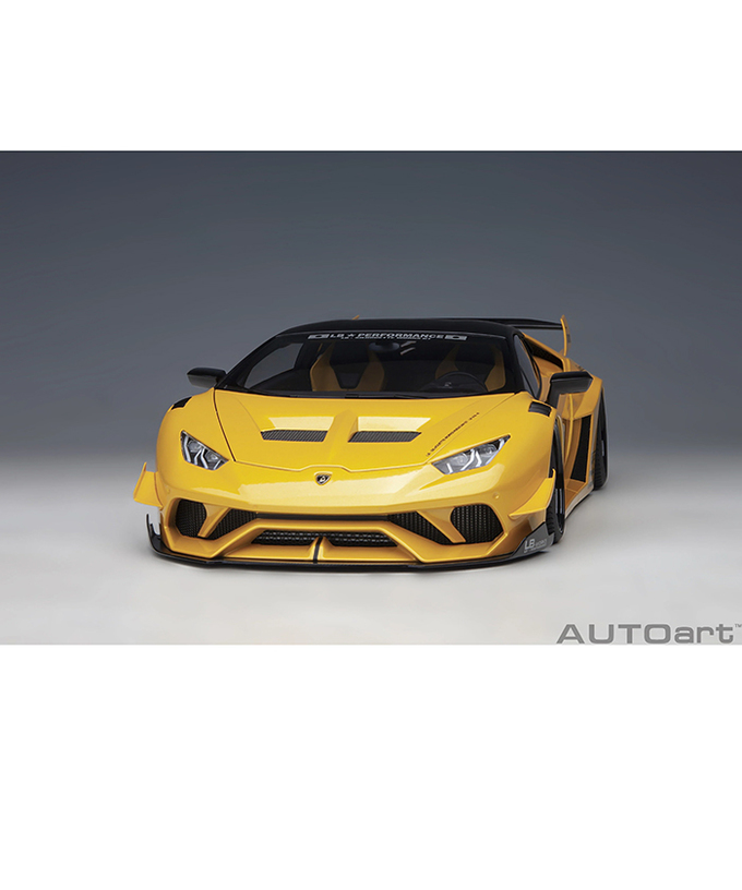 オートアート 1/18スケール リバティーウォーク LB‐シルエット ワークス ランボルギーニ ウラカン GT （メタリック・イエロー）/msl拡大画像