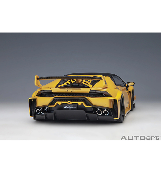 オートアート 1/18スケール リバティーウォーク LB‐シルエット ワークス ランボルギーニ ウラカン GT （メタリック・イエロー）/msl拡大画像