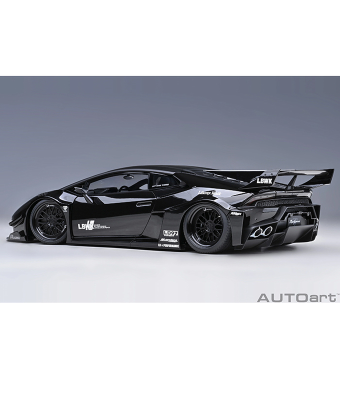 オートアート 1/18スケール リバティーウォーク LB‐シルエット ワークス ランボルギーニ ウラカン GT （ブラック）/msl拡大画像