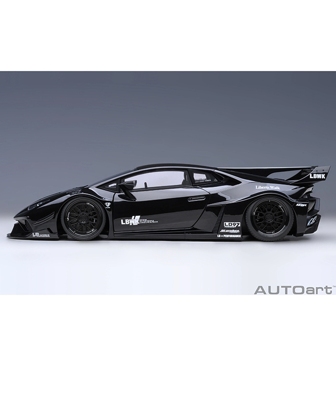 オートアート 1/18スケール リバティーウォーク LB‐シルエット ワークス ランボルギーニ ウラカン GT （ブラック）/msl拡大画像