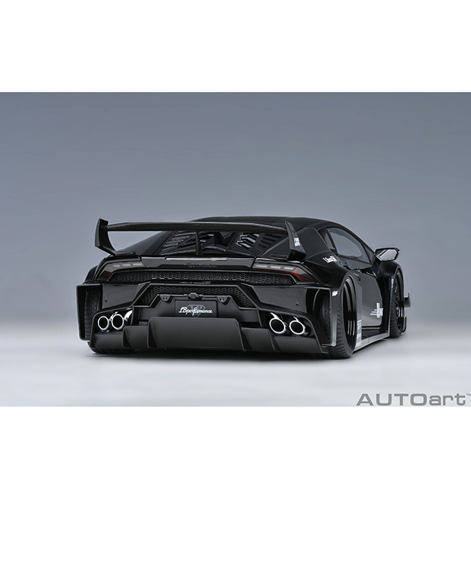 オートアート 1/18スケール リバティーウォーク LB‐シルエット ワークス ランボルギーニ ウラカン GT （ブラック）/msl拡大画像