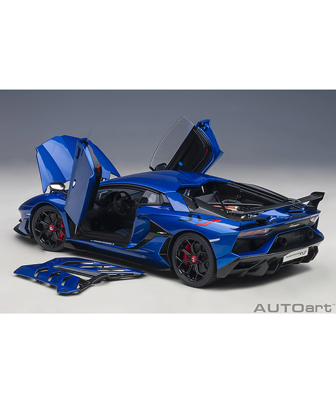 オートアート 1/18スケール ランボルギーニ アヴェンタドール SVJ （メタリック・ブルー）/msl拡大画像
