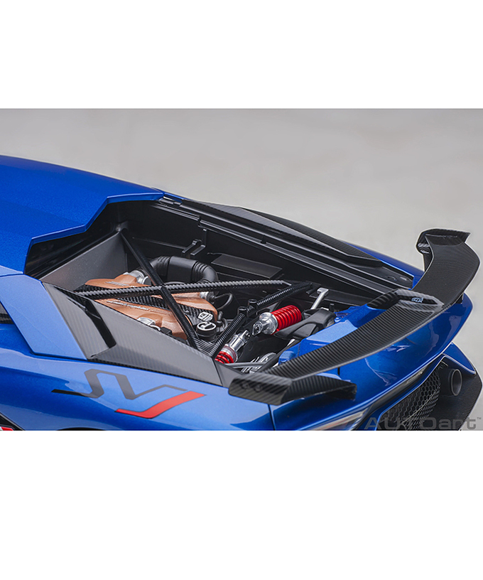 オートアート 1/18スケール ランボルギーニ アヴェンタドール SVJ （メタリック・ブルー）/msl拡大画像