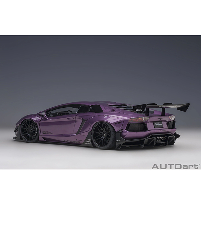 オートアート 1/18スケール LB-WORKS ランボルギーニ アヴェンタドール リミテッドエディション （メタリック・パープル）/msl拡大画像