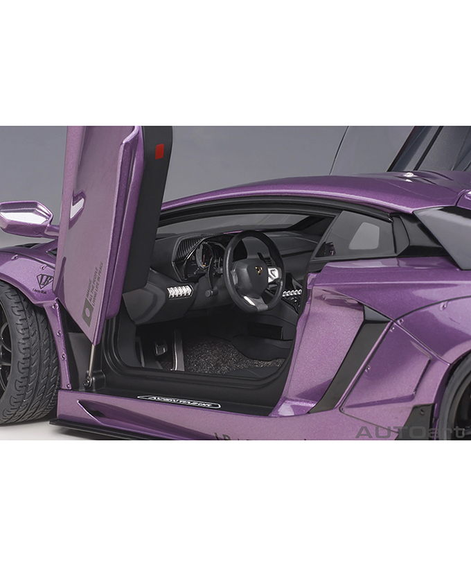 オートアート 1/18スケール LB-WORKS ランボルギーニ アヴェンタドール リミテッドエディション （メタリック・パープル）/msl拡大画像