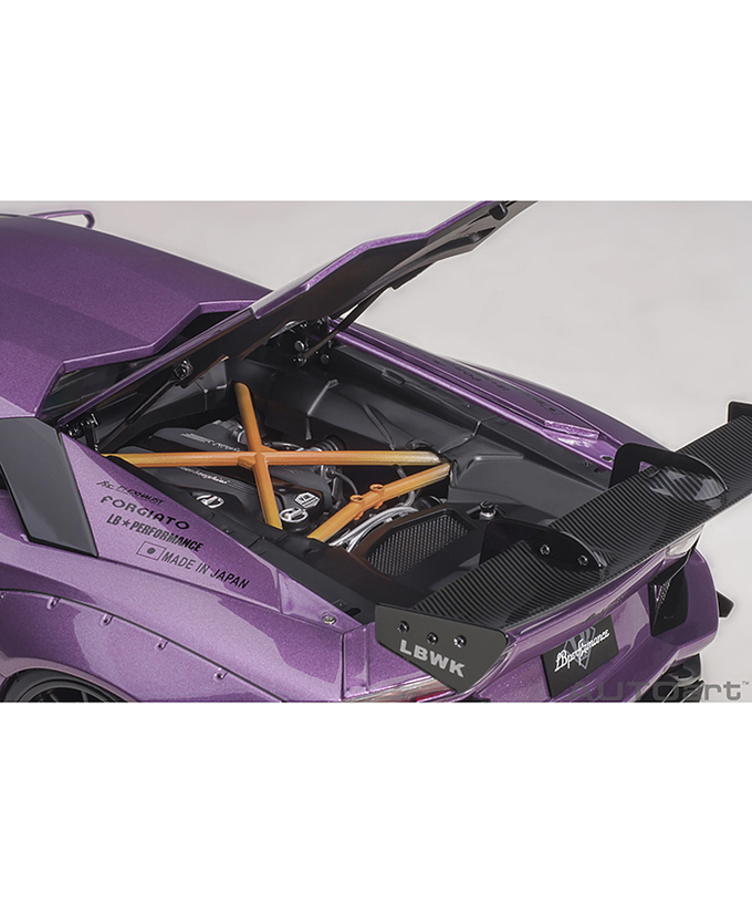 オートアート 1/18スケール LB-WORKS ランボルギーニ アヴェンタドール リミテッドエディション （メタリック・パープル）/msl拡大画像