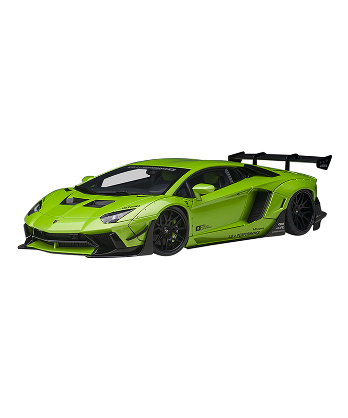オートアート 1/18スケール LB-WORKS ランボルギーニ アヴェンタドール リミテッドエディション （パール・グリーン）/msl拡大画像