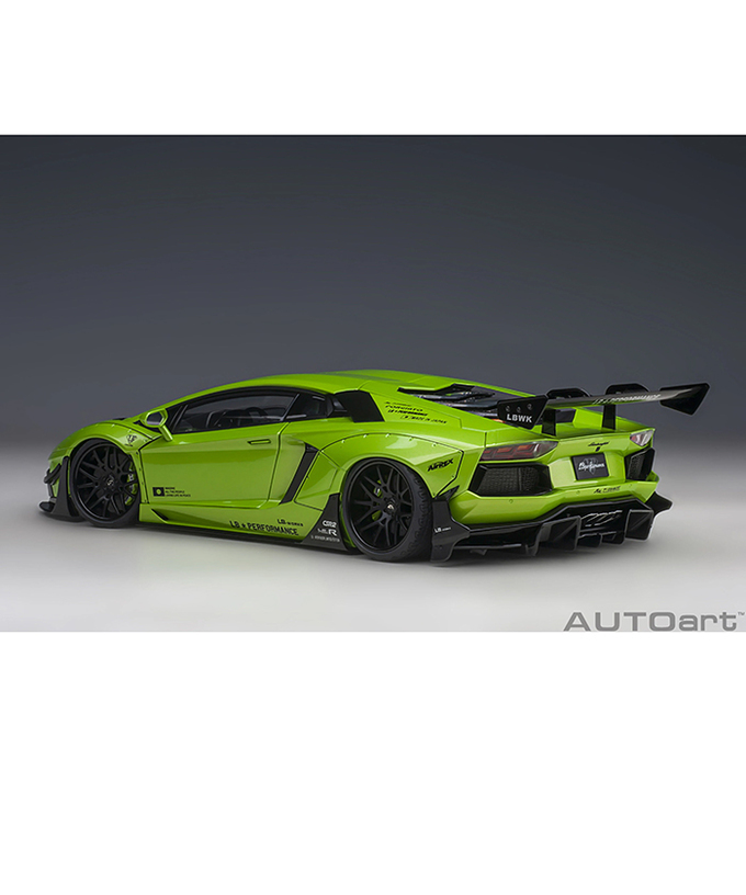 オートアート 1/18スケール LB-WORKS ランボルギーニ アヴェンタドール リミテッドエディション （パール・グリーン）/msl拡大画像
