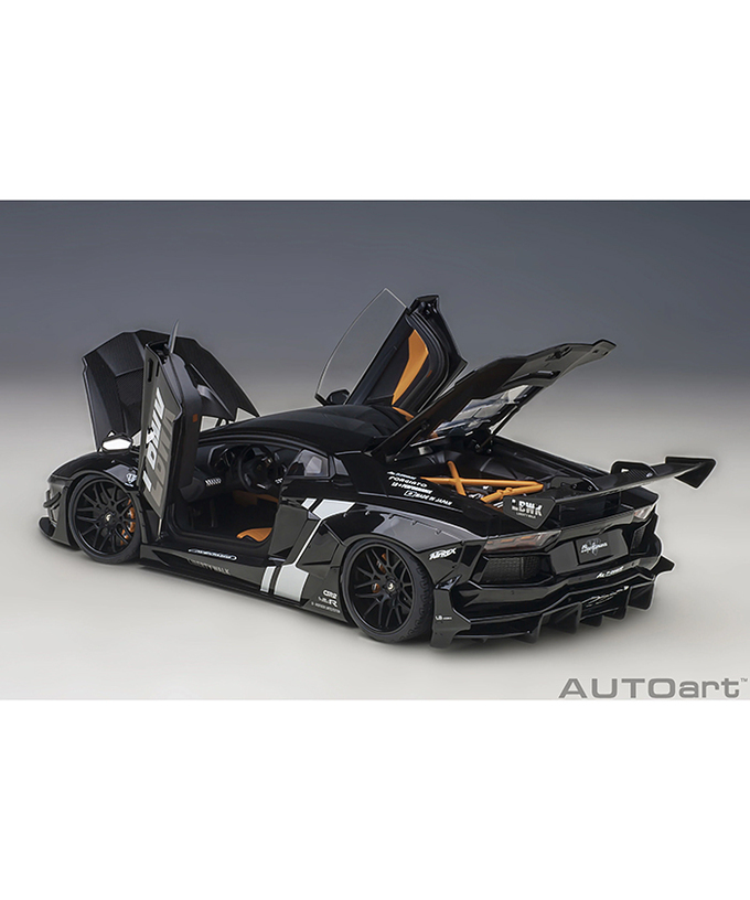 オートアート 1/18スケール LB-WORKS ランボルギーニ アヴェンタドール リミテッドエディション （ブラック）/msl拡大画像
