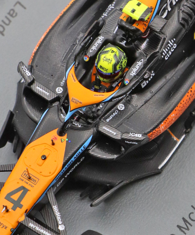 スパーク 1/43スケール マクラーレン MCL60 ランド・ノリス 2023年 アブダビGP /23f1m/msl拡大画像