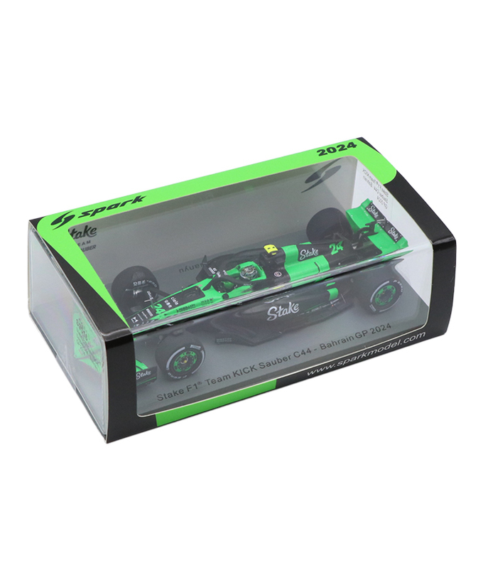 スパーク 1/43スケール ステーク F1 チーム KICK ザウバー C44 周 冠宇(ジョウ・グアンユー) 2024年 バーレーンGP /24f1m拡大画像
