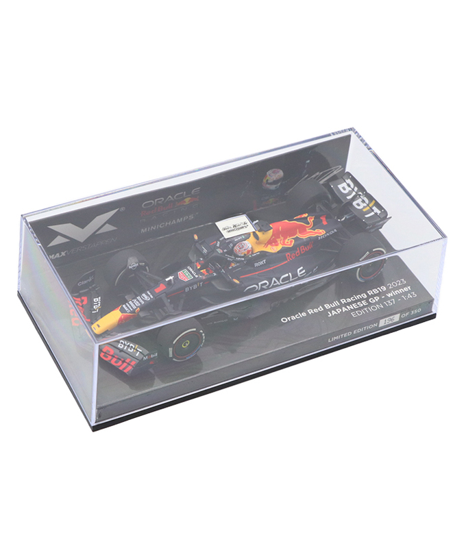 フェルスタッペン別注 ミニチャンプス 1/43スケール オラクル レッドブル レーシング ホンダ RB19 マックス・フェルスタッペン 2023年 日本GP 優勝 /ARB/23f1m/msl拡大画像