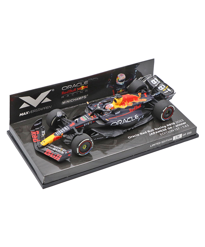 フェルスタッペン別注 ミニチャンプス 1/43スケール オラクル レッドブル レーシング ホンダ RB19 マックス・フェルスタッペン 2023年 日本GP 優勝 /ARB/23f1m/msl拡大画像