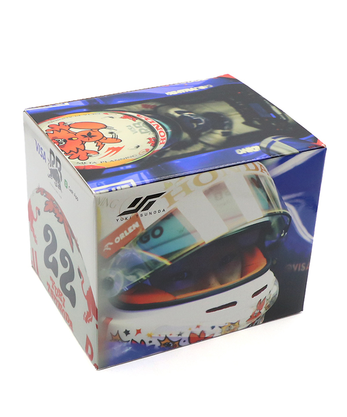 角田裕毅 オフィシャル 別注 1/2スケール 角田裕毅 2024年 日本GP ヘルメット拡大画像