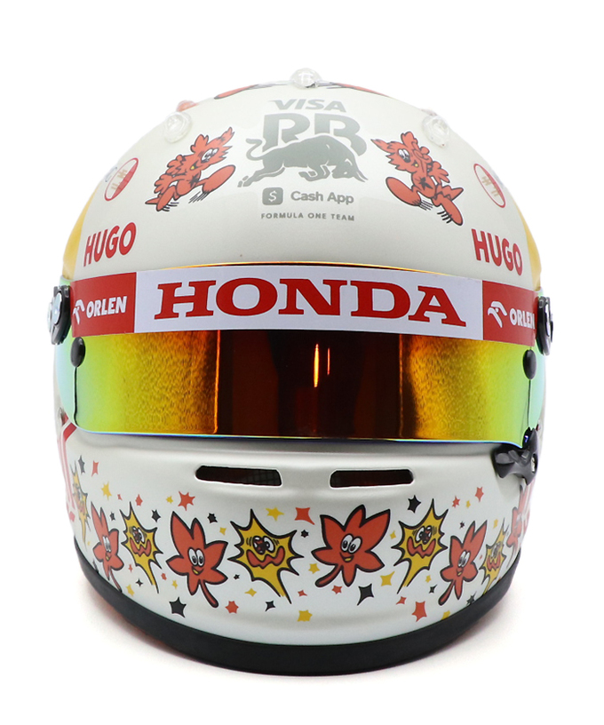 角田裕毅 オフィシャル 別注 1/2スケール 角田裕毅 2024年 日本GP ヘルメット拡大画像