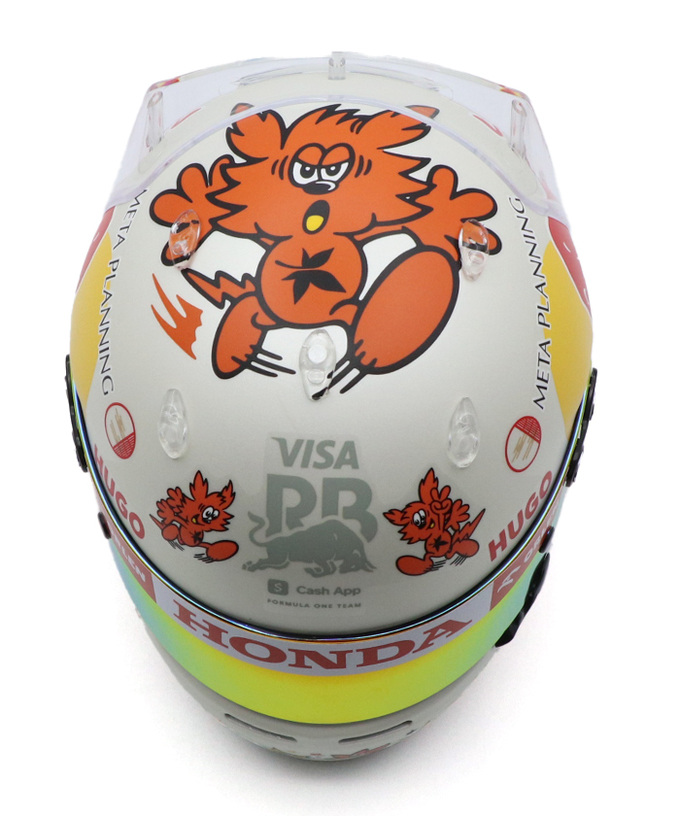 角田裕毅 オフィシャル 別注 1/2スケール 角田裕毅 2024年 日本GP ヘルメット拡大画像