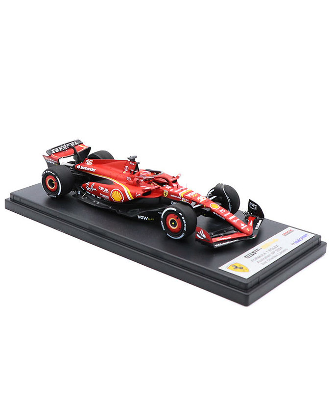 ルックスマート 1/43スケール フェラーリ SF24 シャルル・ルクレール 2024年 オーストラリアGP 2位入賞/24f1m拡大画像