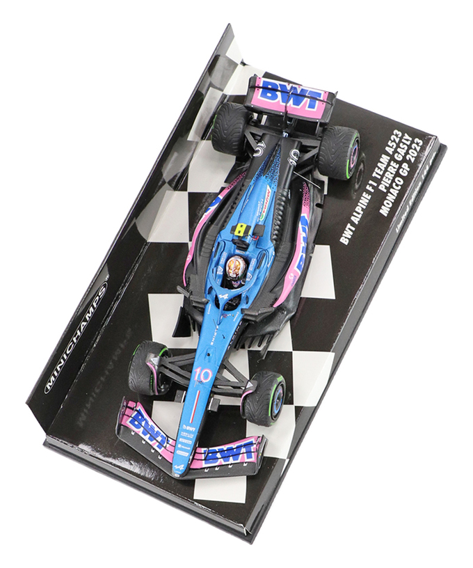 ミニチャンプス 1/43スケール BWT アルピーヌ F1 チーム A523 ピエール・ガスリー 2023年 モナコGP拡大画像