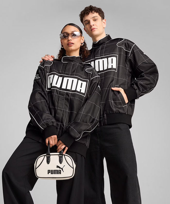PUMA ユニセックス アーカイブ シーズナル リラックス レーサー ジャケット /pjk拡大画像