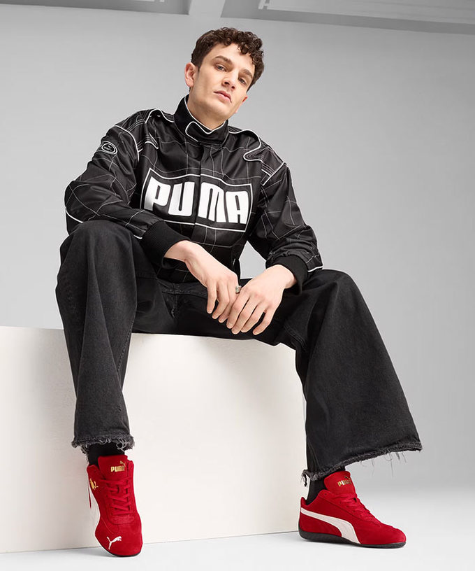 PUMA ユニセックス アーカイブ シーズナル リラックス レーサー ジャケット /pjk拡大画像